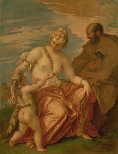 Venus, Vulcan and Cupid by Sebastiano Ricci